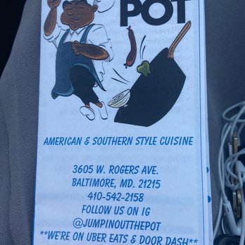 Jumpin Out The Pot - Southern Near Me - Baltimore, Maryland Jumpin Out The Pot - Southern Near Me - Baltimore, Maryland