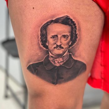 Reinkarnate Tattoo - Edgar Allan Poe - Tattoo Near Me - Apache Junction, Arizona Reinkarnate Tattoo - Edgar Allan Poe - Tattoo Near Me - Apache Junction, Arizona