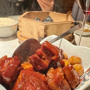 Cheli - Braised Pork Belly (with Quail eggs in Chef's Special Sauce) - Shanghainese Near Me - New York, New York Cheli - Braised Pork Belly (with Quail eggs in Chef's Special Sauce) - Shanghainese Near Me - New York, New York
