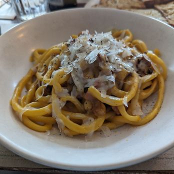 Emilia's Crafted Pasta - Carbonara with pancetta, pecorino DOP and beaten eggs - Italian Near Me - London, XGL