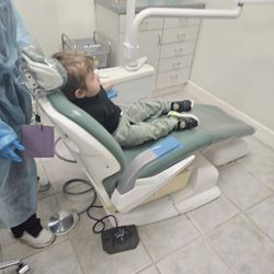His 1st dental appointment.