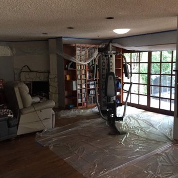 Cassidy's Construction - Ceiling Scrape Before - General Contractors Near Me - Huntington Beach, California