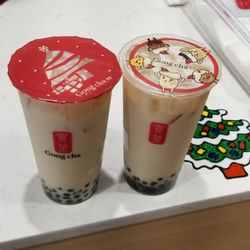Gong Cha - Nice holiday lids!