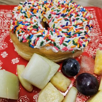 Five-O Donut - Vanilla iced with sprinkles. Delicious. - Bakeries Near Me - Ellenton, Florida
