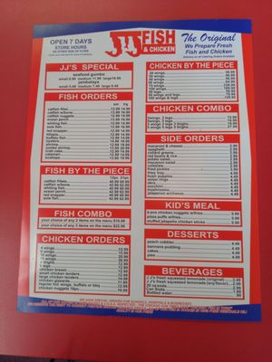 Menu photo 3 J J Fish and Chicken Oakland, CA Menu photo 3 J J Fish and Chicken Oakland, CA
