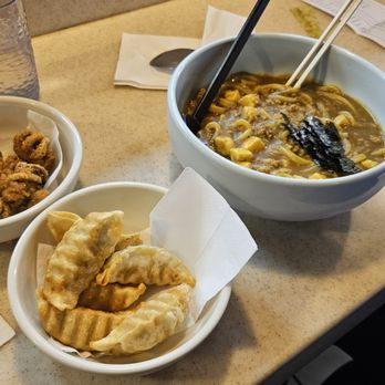 Curry House CoCo Ichibanya - Fried mini octopus, gyoza, curry udon - Japanese Curry Near Me - Honolulu, Hawaii