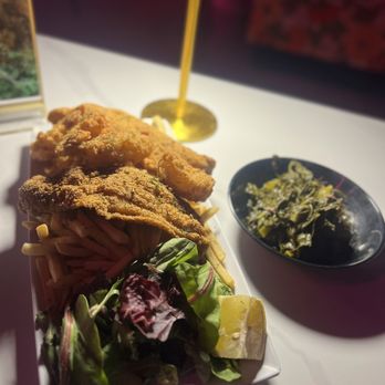 Sasha - Seafood combo and the collard greens - Southern Near Me - Addison, Texas