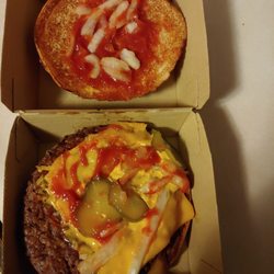 McDonald's - Replacement sandwich hopefully without hair! Still unappetizing!