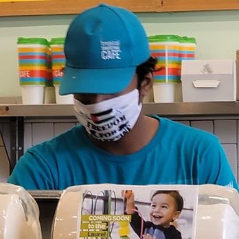 Tropical Smoothie Cafe - Cashier/maker being bold wearing Freedom for Palestine mask. If in customer service, don't wear anything political or could alienate some - Sandwiches Near Me - Laurel, Maryland Tropical Smoothie Cafe - Cashier/maker being bold wearing Freedom for Palestine mask. If in customer service, don't wear anything political or could alienate some - Sandwiches Near Me - Laurel, Maryland