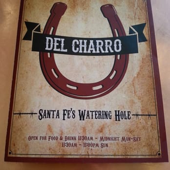 Del Charro - Menu: cover - Bars Near Me - Santa Fe, New Mexico Del Charro - Menu: cover - Bars Near Me - Santa Fe, New Mexico