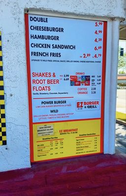Menu photo 1 EZ Burger & Grill Upland, CA Menu photo 1 EZ Burger & Grill Upland, CA
