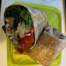Chicken caprese wrap