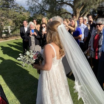 Bridal Alterations By Alice - Custom veil, updated straps, shortened dress, altered bodice. - Bridal Near Me - Orange, California