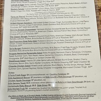 Heirloom Kitchen - Menu 1 - Burgers Near Me - Stockton, California Heirloom Kitchen - Menu 1 - Burgers Near Me - Stockton, California