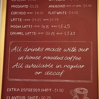 Moon Bean Coffee Company - Espresso menu - Coffee & Tea Near Me - Toronto, Ontario