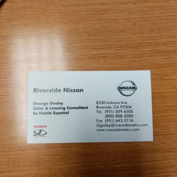 Riverside Nissan - Sales & Leasing Consultant. - Car Dealers Near Me - Riverside, California Riverside Nissan - Sales & Leasing Consultant. - Car Dealers Near Me - Riverside, California