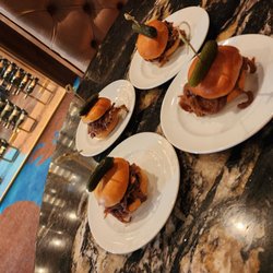 Atlas Steak + Fish - Prime rib sliders for happy hour $20 total
