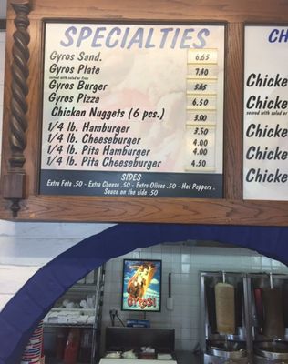 Menu photo 3 Nick's Gyros Sioux Falls, SD