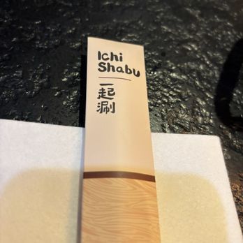 Ichi Shabu - Chopsticks sleeve. Finely represented. - Japanese Near Me - Fresno, California