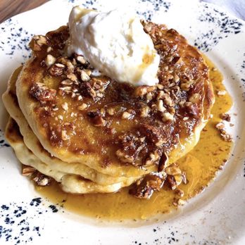 Haywire - Texas Pecan Brown Butter Pancakes - New American Near Me - Plano, Texas