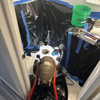 Blend Magic Plumbing - Rodding the main sewer fro toilet bc no other option to do the main sewer rodding.i have to pull and reset to toilet - Plumbing Near Me Blend Magic Plumbing - Rodding the main sewer fro toilet bc no other option to do the main sewer rodding.i have to pull and reset to toilet - Plumbing Near Me