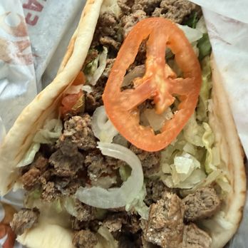 Falafel Corner - Gyro wrap without sauce - Mediterranean Near Me - Sacramento, California Falafel Corner - Gyro wrap without sauce - Mediterranean Near Me - Sacramento, California