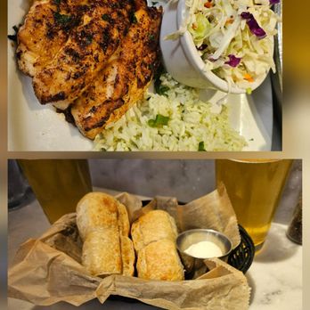 Lure Fish House - Sourdough bread , clam chowder, sea bass, cilantro rice, and cole. - Seafood Near Me - Ventura, California Lure Fish House - Sourdough bread , clam chowder, sea bass, cilantro rice, and cole. - Seafood Near Me - Ventura, California