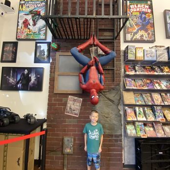 the Collector's Outpost - 1/1 spider man hanging from the ceiling - Comic Books Near Me - Meridian, Idaho the Collector's Outpost - 1/1 spider man hanging from the ceiling - Comic Books Near Me - Meridian, Idaho