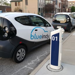 Blueindy just outside!