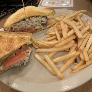 Pops Diner - Chicken Salad Sandwich with French Fries - Diners Near Me - Chesapeake, Virginia Pops Diner - Chicken Salad Sandwich with French Fries - Diners Near Me - Chesapeake, Virginia