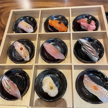 Taberu Sushi - 9pc sushi plate - Japanese Near Me - Santa Ana, California Taberu Sushi - 9pc sushi plate - Japanese Near Me - Santa Ana, California