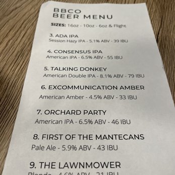 Brethren Brewing - Drink menu on 02/05/23 - Brewpubs Near Me - Manteca, California