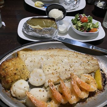 Miller's Seafood & Steakhouse - Broiled Fishermans Platter - American Near Me - Kill Devil Hills, North Carolina