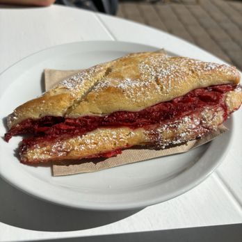 Buvette - Cream scone with berries - French Near Me - Larkspur, California Buvette - Cream scone with berries - French Near Me - Larkspur, California