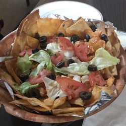 Cool Water saloon - Buffalo chicken salad -the chicken is underneath