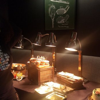 Good Game powered by Topgolf Swing Suite - The buffet spread (and birthday girl) - Arcades Near Me - Atlanta, Georgia