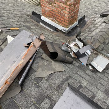 Skyline Roofing - New back pans being installed. - Roofing Near Me