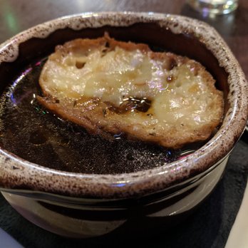 The Red Brick Tavern - French onion soup -wish they'd put the cheese on the soup!! - Breakfast & Brunch Near Me - Conroe, Texas The Red Brick Tavern - French onion soup -wish they'd put the cheese on the soup!! - Breakfast & Brunch Near Me - Conroe, Texas