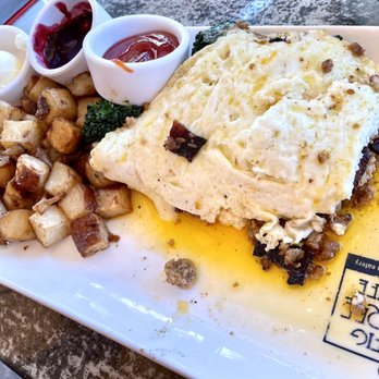 Fig Tree Cafe - Egg white fennel sausage omelet. In grease. - Breakfast & Brunch Near Me - San Diego, California