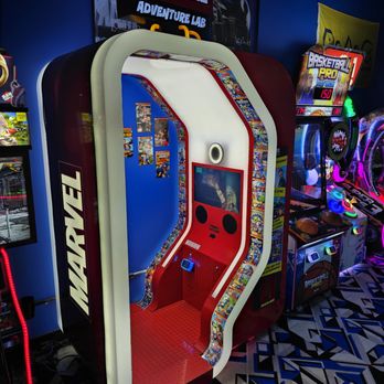 Game Over Arcade - Marvel Adventure Lab photo booth - Sports Bars Near Me - Lincoln City, Oregon Game Over Arcade - Marvel Adventure Lab photo booth - Sports Bars Near Me - Lincoln City, Oregon