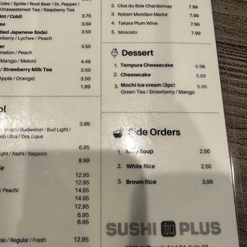 Sushi Plus - Menu - Sushi Bars Near Me - Glendale, Arizona Sushi Plus - Menu - Sushi Bars Near Me - Glendale, Arizona