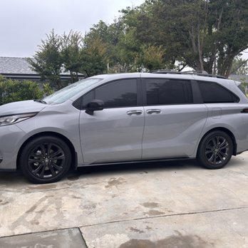 All Shade Window Tinting - Sienna with PPF and 15% tint. - Car Window Tinting Near Me - Ontario, California