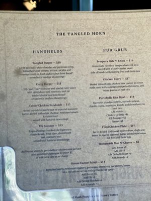 Menu photo 6 The Tangled Horn Durango, CO Menu photo 6 The Tangled Horn Durango, CO