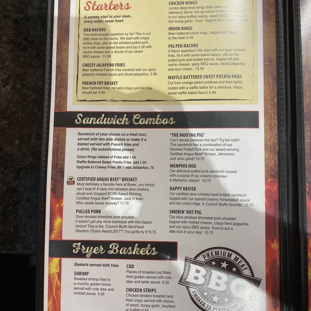 Boxer Barbeque - Barbeque Near Me - Council Bluffs, Iowa Boxer Barbeque - Barbeque Near Me - Council Bluffs, Iowa