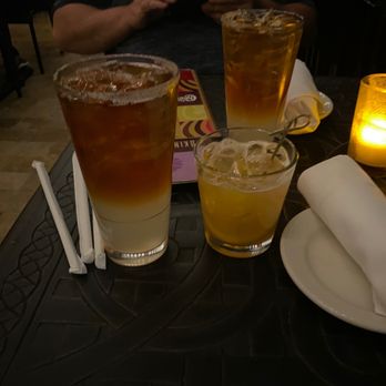 The Cheesecake Factory - Our two Arnold Palmers and my Whisky & Ginger mixed drink! Delicious! - Desserts Near Me - Gainesville, Florida The Cheesecake Factory - Our two Arnold Palmers and my Whisky & Ginger mixed drink! Delicious! - Desserts Near Me - Gainesville, Florida