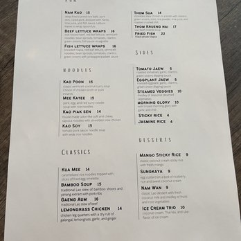 Lao Der - Menu 2/2 - Laotian Near Me - Stockton, California
