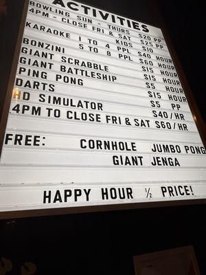 Menu photo 1 Punch Bowl Social Austin, TX