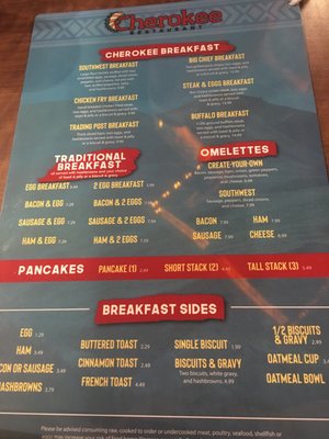 Menu photo 5 Cherokee Trading Post Calumet, OK
