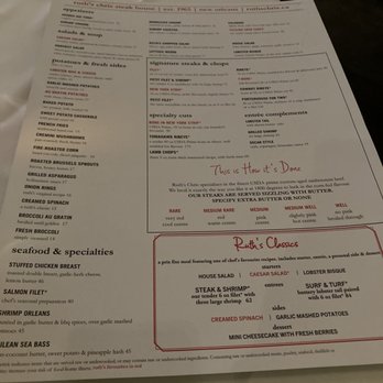 Ruth's Chris Steak House - Menu - Steakhouses Near Me - Markham, Ontario