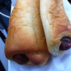 Shrewsberry Donuts & Bakery - Pigs in a blanket. Jalapeño and regular